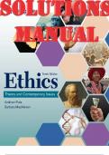 SOLUTIONS MANUAL for Ethics: Theory and Contemporary Issues 10th Edition by Fiala Andrew, MacKinnon Barbara. ISBN 9780357798621, ISBN-13 978-0357798539. (Complete 20 Chapters)