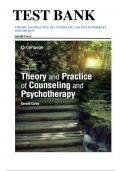 Test Bank for Theory and Practice of Counseling and Psychotherapy 11th Edition by Gerald Corey