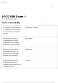 SPCE 630 Exam 1