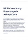 2024 HESI Case Study Preeclampsia Ashley Cash