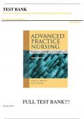 Test Bank For Advanced Practice Nursing: Essential Knowledge for the Profession 3rd Edition by Susan M. DeNisco, Anne M. Barker||ISBN NO:10,1284072576||ISBN NO:13,978-1284072570||All Chapters||Complete Guide A+