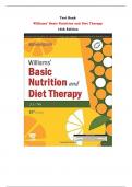 Test Bank For Williams’ Basic Nutrition and Diet Therapy 16th Edition By Staci Nix 