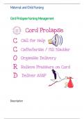 Cord Prolapse Nursing Management.