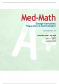 Med-Math Dosage-Calculation, Preparation-&-Administration 