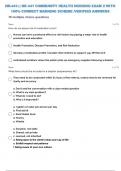 NR-441: | NR 441 EXAM 2 QUESTIONS & VERIFIED ANSWERS