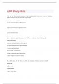 ABR Study 65 Quiz Questions And Answers  With Complete Solutions|24 Pages
