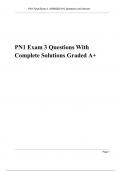 NUR 2349 PN1 Exam 3 QUESTIONS AND ANSWERS CORRECTLY VERIFIED UPDATE (2023/2024)100% ASSURED SUCCESS (GRADED A+)