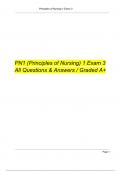 NUR 2349 PN1 Exam 3 Questions and Answers. 2023. - Rasmussen College