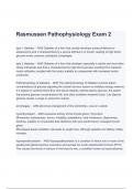 Essentials of Pathophysiology Exam 2 Questions and Answers study Guide(A+ GRADED 100% VERIFIED)