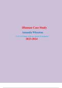 iHuman Case Study Amanda Wheaton ‘‘A 23 y/o Female with sore throat & headache’’ 2023-2024