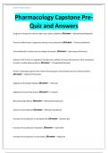 (Comprehensive) Pharmacology ATI Capstone Exam| Pharm Capstone Assessment Tests| ATI NCLEX Pharmacology Assessment 1 Exam| 100% Correct Questions and Answers/ 2024 Study Guide 