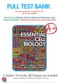 Test Bank  Essential Cell Biology 5th Edition (Alberts, 2020) Chapter 1-20 | All Chapters