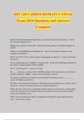 HIT 120 CAHIIM DOMAIN V FINAL Exam 2024 Questions and Answers Complete
