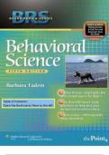 Brs behavioral 5th edition Test Bank, BARBARA FADEM, Updated 2024.