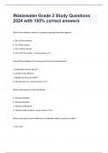 ABC Class 1 Physical/Chemical Operator Exam Questions with 100% correct answers