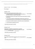 BIOL250 UNIT EXAMS QUESTIONS AND CORRECT ANSWERS(VERIFIED ANSWERS)