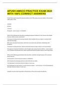 APUSH AMSCO PRACTICE EXAM 2024 WITH 100% CORRECT ANSWERS