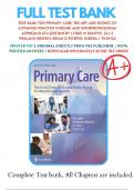  PRIMARY CARE ART AND SCIENCE OF ADVANCED PRACTICE NURSING-AN INTERPROFESSIONAL APPROACH 6TH EDITION .. TEST BANK COPY...LATEST EDITION
