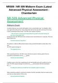 NR 509 Midterm Exam Advanced Physical Assessment - Chamberlain.docx
