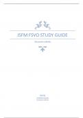 ISFM FSVO STUDY GUIDE