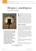 Farmacología de la alergia - Alergias y antialérgicos - Causas, tipos y tratamiento