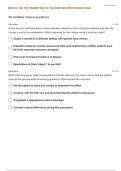 NR-103: | NR 103 TRANSITION TO THE NURSING PROFESSION SELF TEST 24  QUESTIONS WITH 100% CORRECT ANSWERS