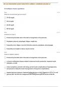 NR 325 ENDOCRINE QUESTIONS WITH CORRECT ANSWERS GRADED A+