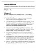Solution Manual for Fundamentals Of Financial Accounting 6CE Fred Phillips, Robert Libby, Patricia Libby, Brandy Mackintosh Chapter 1-13 A+