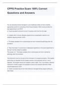 Certified Professional in Patient Safety Exam 100% Questions and Answers Package Deal
