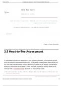 NR 305 2.5 Head-to-Toe Assessment Clinical Procedures for Safer Patient Care Chamberlain