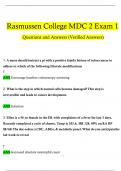 NUR 2392 / NUR2392: Multidimensional Care II / MDC 2 Exam 1 Questions and Answers (2024 / 2025) (Verified Answers)