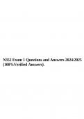 N352 Exam 1 Questions and Answers 2024/2025 (100%Verified Answers).