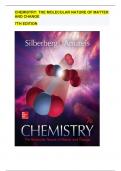CHEMISTRY: THE MOLECULAR NATURE OF MATTER AND CHANGE 7TH EDITION