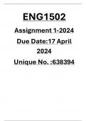 ENG1502 ASSIGNMENT 1 2024