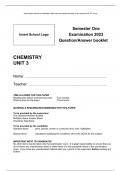 chemistry exam sems 1 