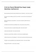 Civil Air Patrol Mitchell Test Study Guide Questions AndAnswers