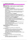 Class notes 2.8 Performance at Work 