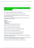 ISTM 210 exam 4 (Curtsinger) questions and answers 2024 / graded a
