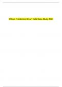  William Fredericks SOAP Note Case Study 2024 