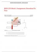 BIOS-255 Week 1 Assignment: Ensure Your Success by Downloading the Necessary Materials for the Course