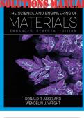 SOLUTIONS MANUAL for The Science and Engineering of Materials, Enhanced Edition 7th Edition by Donald R. Askeland, Wendelin J. Wright. (Complete 23 Chapters)_ DOWNLOAD LINK PROVIDED.