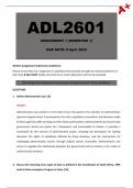 ADL2601 Assignment 1 [Detailed Answers] Semester 1 - Due: 8 April 2024