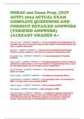 NORAC 200 Exam Prep. (NJT ACTP) 2024 ACTUAL EXAM COMPLETE QUESTIONS AND CORRECT DETAILED ANSWERS (VERIFIED ANSWERS) |ALREADY GRADED A+