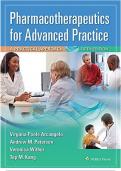 Test Bank For Pharmacotherapeutics for Advanced Practice A Practical Approach 5th Edition by Virginia Poole Arcangelo, Andrew Peterson, Veronica Wilbur, Tep M.Kang 9781975160593 Chapter 1-56 Complete Guide Latest Update.