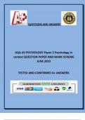 AQA AS PSYCHOLOGY Paper 2 Psychology