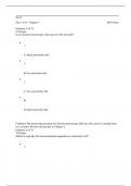 Bio quiz 3 Quiz 3 Part 1 of 8 - Chapter 3 Questions and Answers 2024