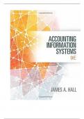Accounting Information Systems Hall 9th Edition Test Bank