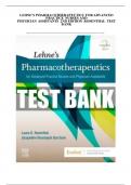 Lehne’s Pharmacotherapeutics For Advanced Practice Nurses And Physician Assistants 2nd Edition Rosenthal LATEST Test Bank  All Chapters (1- 92)