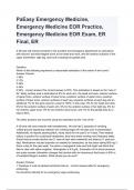 PaEasy Emergency Medicine, Emergency Medicine EOR Practice, Emergency Medicine EOR Exam, ER Final, ER