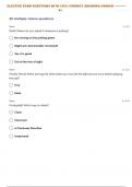 (SCHNEIDER) ELECTIVE P.E. FINAL EXAM QUESTIONS WITH 100% CORRECT ANSWERS GRADED A+